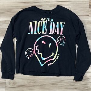 Smiley World Have A Nice Day Cropped Crewneck Sweatshirt
Neon Girls 14